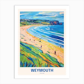 Weymouth England 6 Uk Travel Poster Art Print