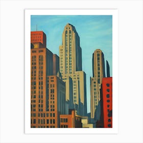 American Cityscape Art Print