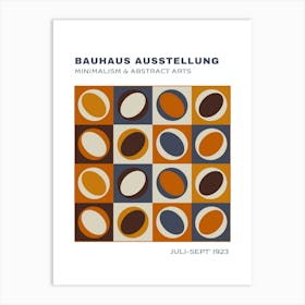 Bauhaus Orange Exhibition 16 Art Print