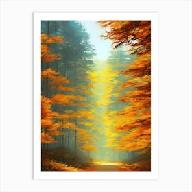 Autumn Forest 23 Art Print