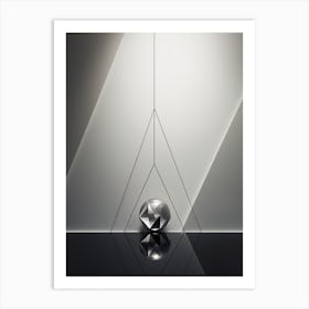 Minimalist Geometry Abstract Illustration 29 Art Print