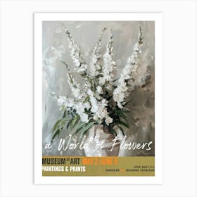 A World Of Flowers, Van Gogh Exhibition Snapdragons 1 Art Print