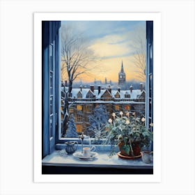 Winter Cityscape London United Kingdom 2 Art Print