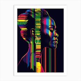 Portrait Of African Woman 26 Art Print