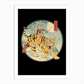 Sabretooth Tiger Catana Art Print
