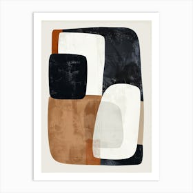 Rouyn Noranda Stone Park Bauhaus Minimalist Art Print