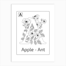 Apple Ant Art Print