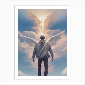 Flying to Heaven Art Print