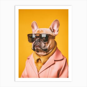 A French Bulldog Dog 8 Art Print