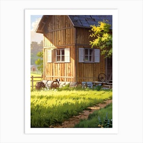 House In The Countryside 2 Art Print