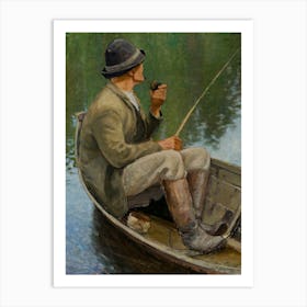 Man Fishing (1922), Pekka Halonen Art Print