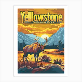 Yellowstone National Park Art Print