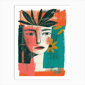 Woman'S Head 20 Art Print