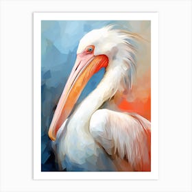 Muted Tones Pelican Art Print
