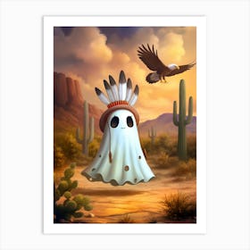 Native American Ghost Art Print