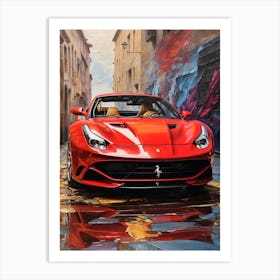 Ferrari California Art Print