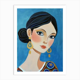 Asian Woman 26 Art Print