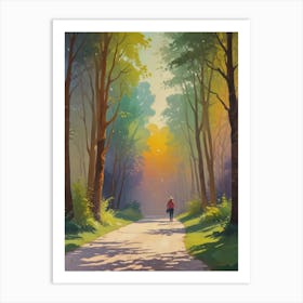 Walk In The Woods 1 Art Print