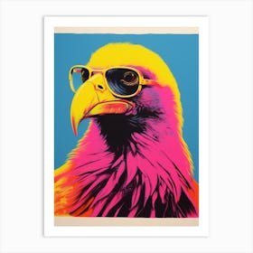 Andy Warhol Style Bird California Condor 4 Art Print