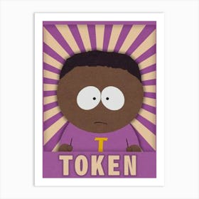 Southpark Token Art Print