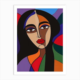 Abstract Of A Woman 49 Art Print