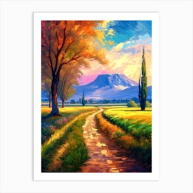 Landscape Painting 3 Art Print