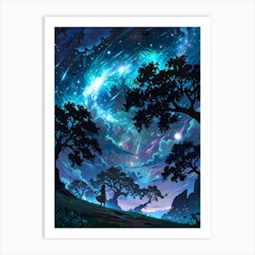 Night Sky 3 Art Print