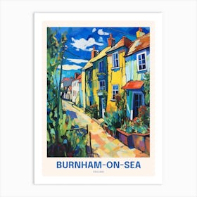Burnham On Sea England 4 Uk Travel Poster Art Print