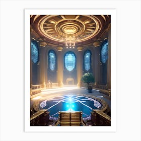 Room In A Castle 1 Art Print