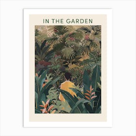 In The Garden Poster Green 13 Art Print