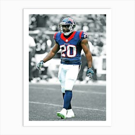 Ed Reed Of The Houston Texans Art Print