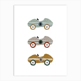 Vintage Cars Art Print