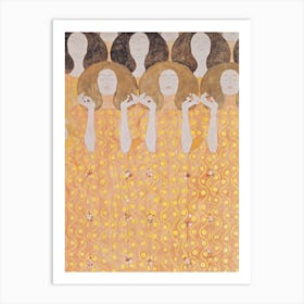 Beethoven Frieze, Secession Building, Vienna, Austria, Gustav Klimt Art Print