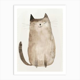 Charming Nursery Kids Animals Kitten 8 Art Print