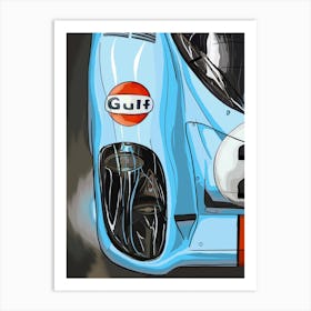 Car Porsche 917 Le Mans Gulf Art Print