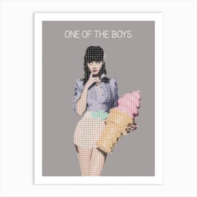 One Of The Boys Katy Perry Art Print