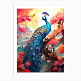 Peacock 6 Art Print