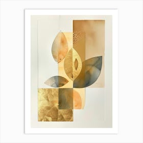 Gold Leaf Art Print