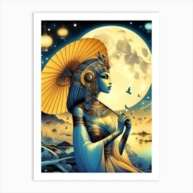 Cleopatra Portrait Artwork 203 Art Print