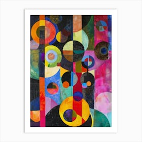 Abstract Circles 79 Art Print