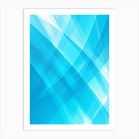 Abstract Blue Background 6 Art Print