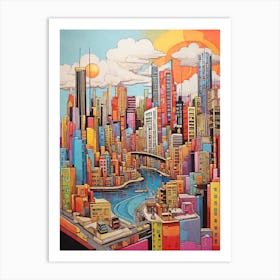 Chicago Skyline Art Print