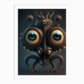 Monster Monster Monster Monster Monster Monster Monster Monster Monster 7 Art Print