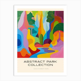 Abstract Park Collection Poster Daan Forest Park Taipei 1 Art Print