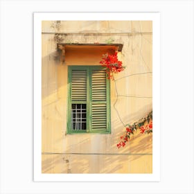 Window Of A House In Vietnam Art Print