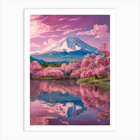 Mt Fuji Art Print