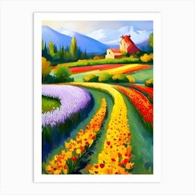 Landscape Painting Art Print