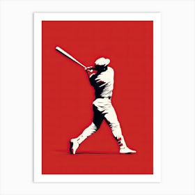 Baseball Player 4 1 Art Print