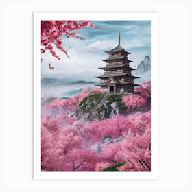 Sakura Blossoms 8 Art Print