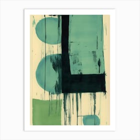 'Green And Blue' Art Print